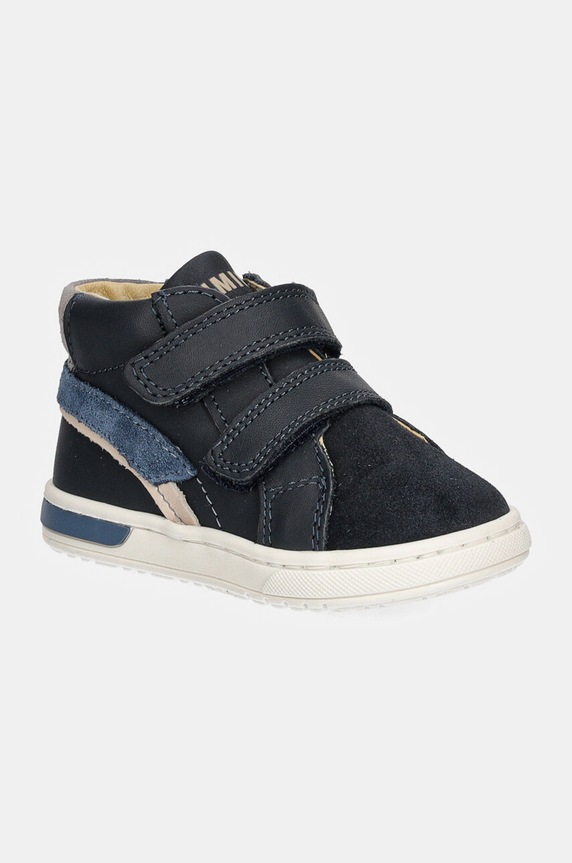 Primigi sneakersy skórzane dziecięce skóra zamszowa granatowy 6904900.20.24