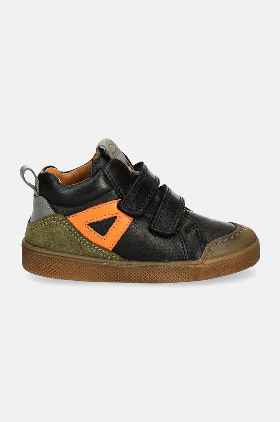 Detské kožené poltopánky Froddo ROSARIO HIGH-TOP G2110134.22.24 čierna AW24
