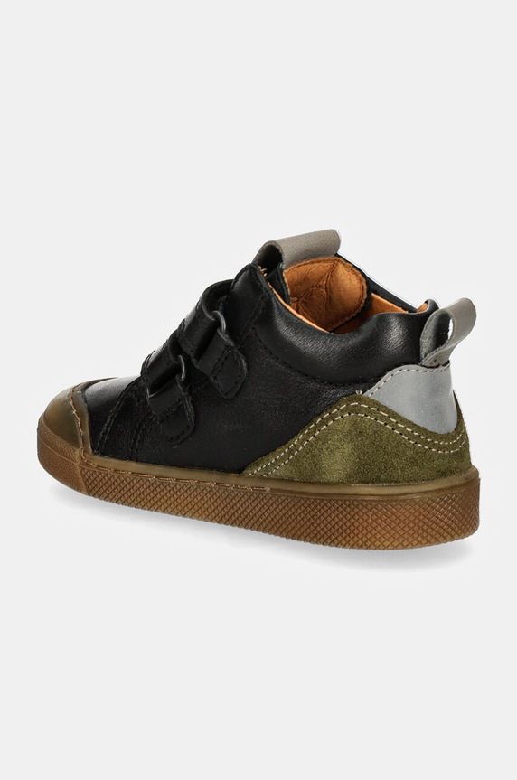Chlapec Detské kožené poltopánky Froddo ROSARIO HIGH-TOP G2110134.22.24 čierna