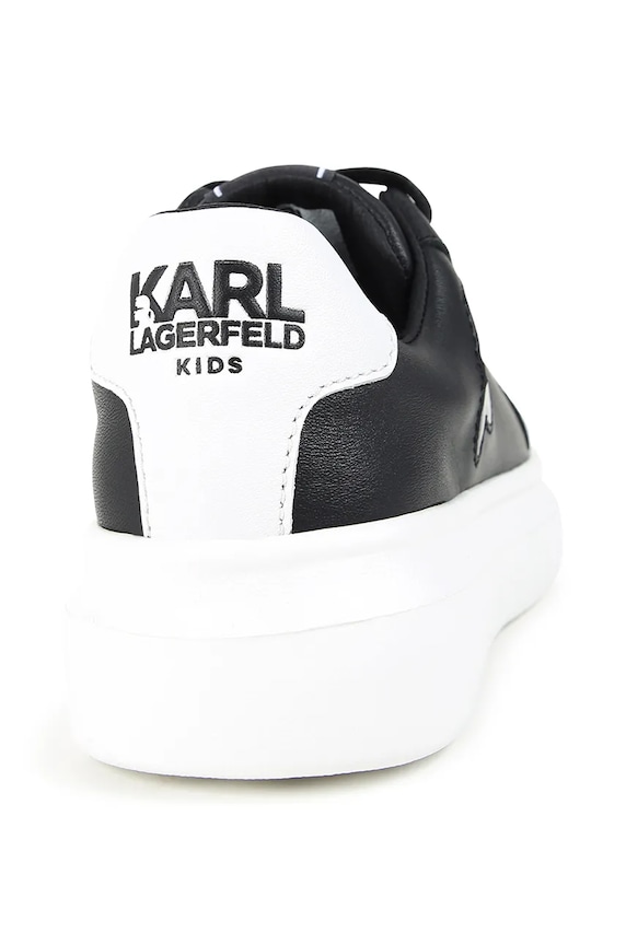 Αγορίστικα Παιδικά δερμάτινα sneakers Karl Lagerfeld Z30315.28.35 μαύρο