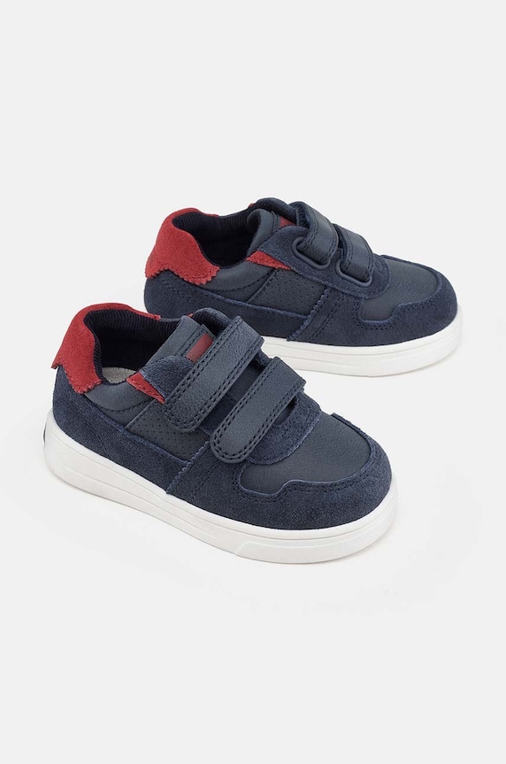 Dětské kožené sneakers boty Mayoral přírodní kůže námořnická modř 42520.74B.Baby