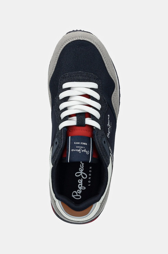 Παιδικά sneakers Pepe Jeans LONDON PARK σκούρο μπλε PBS40006