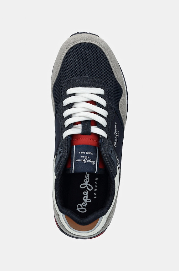 Παιδικά sneakers Pepe Jeans LONDON PARK σκούρο μπλε PBS40006