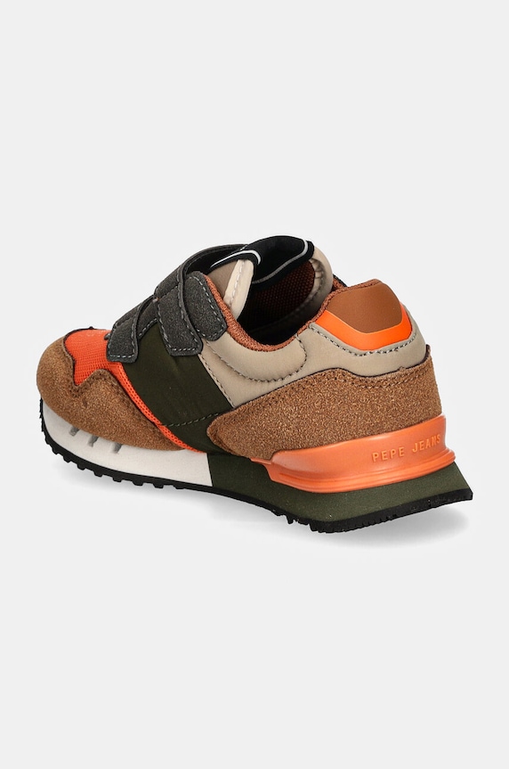 CHLAPEC Dětské sneakers boty Pepe Jeans LONDON PARK PBS40009 oranžová
