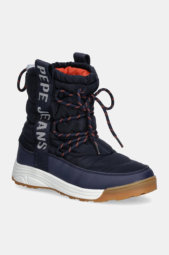 Παιδικές μπότες χιονιού Pepe Jeans JARVIS WEST συνθετικό σκούρο μπλε PBS50106