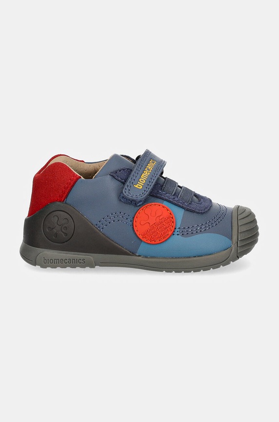 Biomecanics sneakersy skórzane dziecięce 241123 niebieski AW24