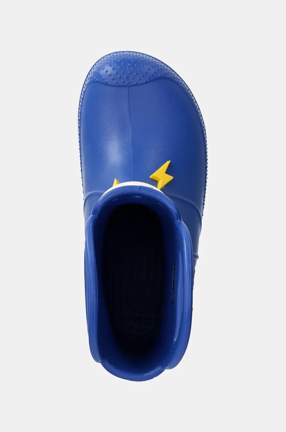 Crocs gyerek gumicsizma HANDLE IT LIGHTNING BOLT RAIN BOOT sötétkék 210027.HANDLE.IT.LIGHTN