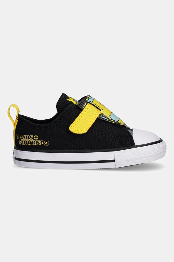 Παιδικά πάνινα παπούτσια Converse CHUCK TAYLOR ALL STAR 2V A11661C μαύρο AW24