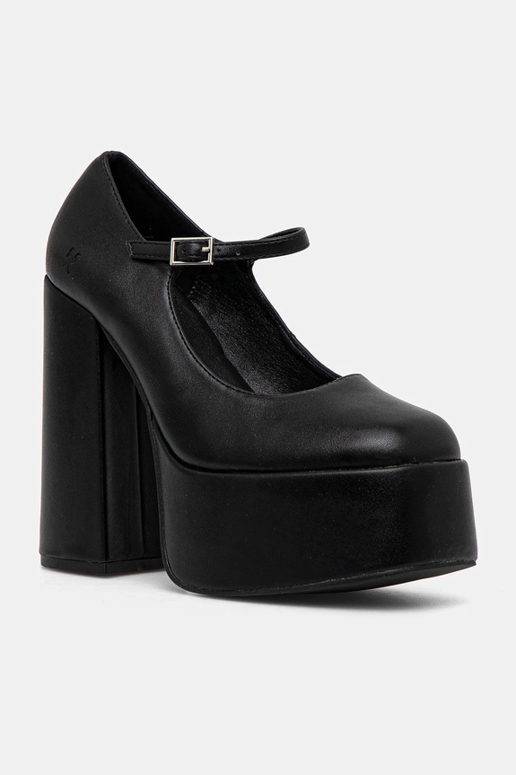 Koi Footwear czółenka imitacja skóry licowej czarny DBP2