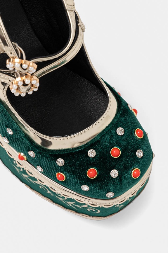 Lodičky Koi Footwear zelená DPK80