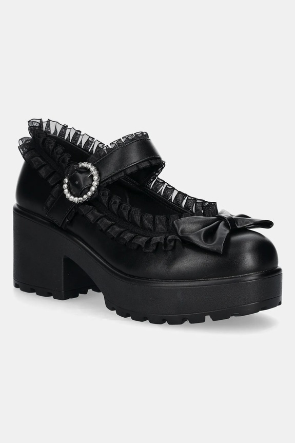 Koi Footwear pantofi cu toc mic de statură negru ND682