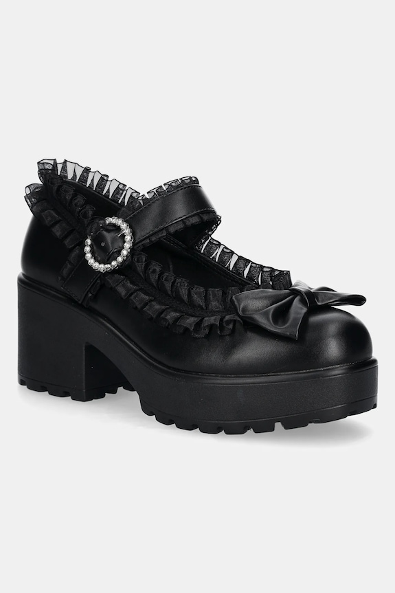 Koi Footwear pantofi cu toc mic de statură negru ND682