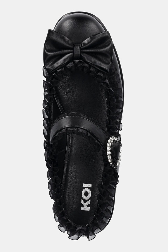 Koi Footwear pantofi cu toc negru ND682
