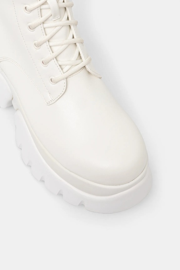 Čizme Koi Footwear bijela RANCOR