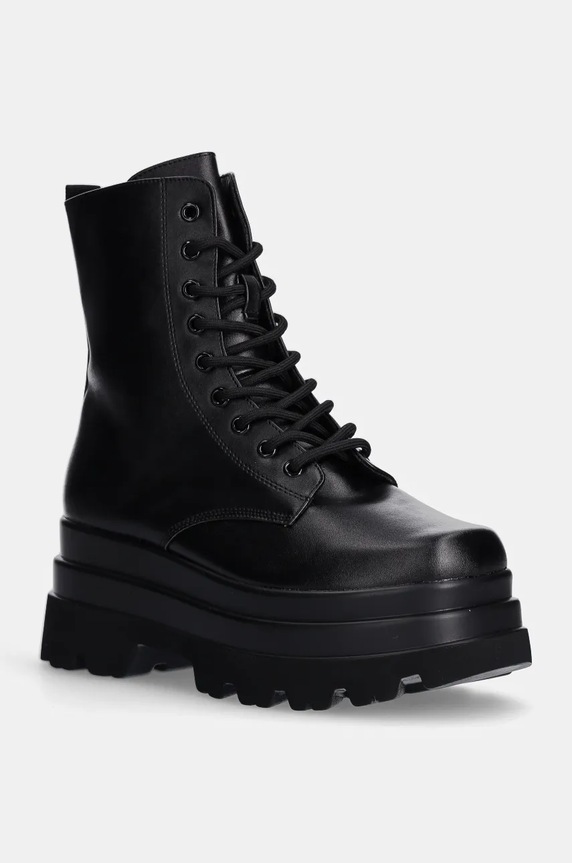 Koi Footwear bakancs platform fekete SWD.03