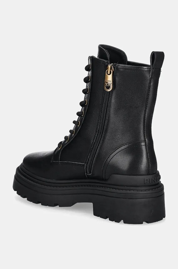 Obuv Kožené workery Pinko Mia SD0141.P001.Z99 čierna