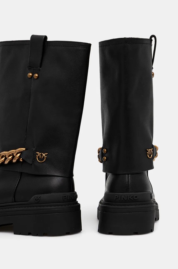 Кожени боти Pinko Mia черен SD0145.P001.Z99