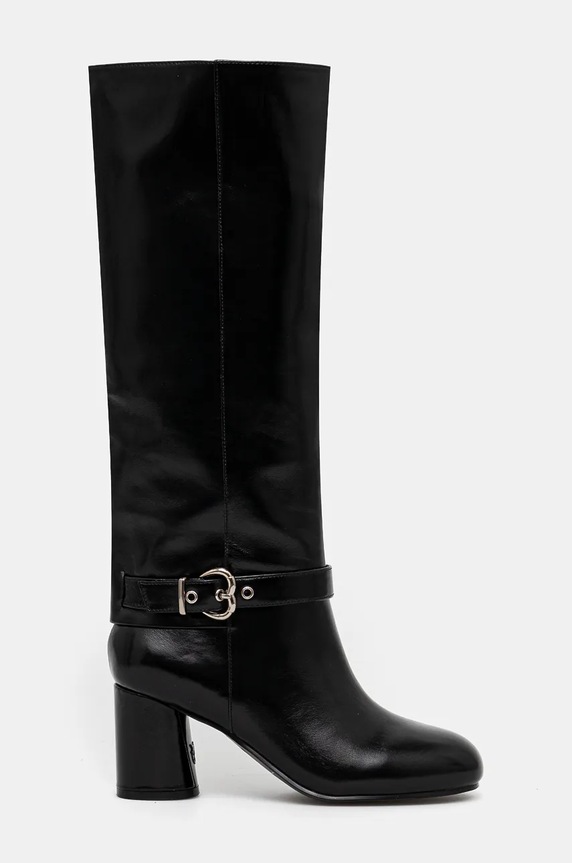 Кожени ботуши Pinko Cindy SD0129.P043.Z99 черен AW24
