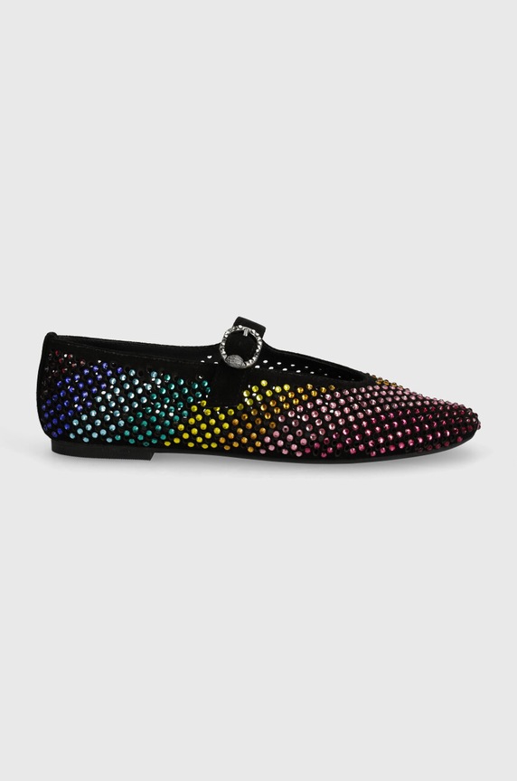 Balerinke od brušene kože Kurt Geiger London Mayfair Ballet Flat 2656305209.BLACKCOMB crna AW24