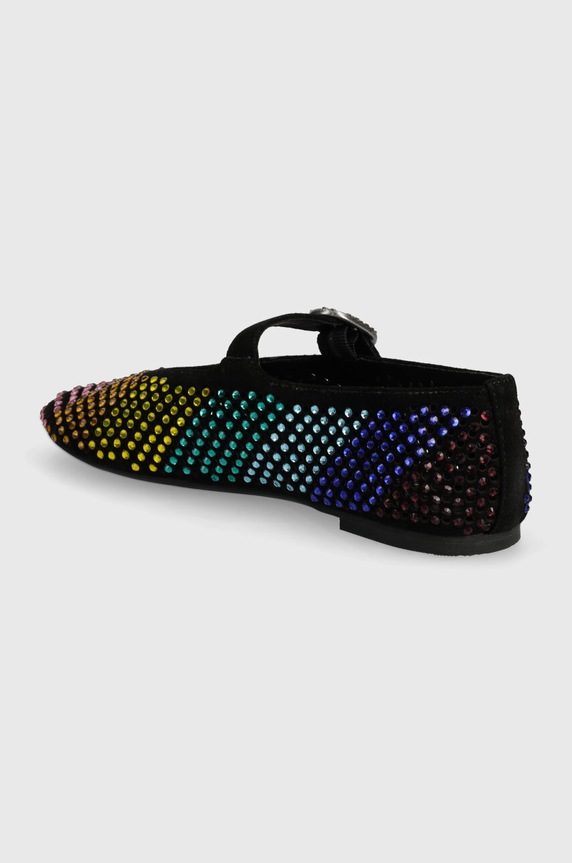 Obuća Balerinke od brušene kože Kurt Geiger London Mayfair Ballet Flat 2656305209.BLACKCOMB crna