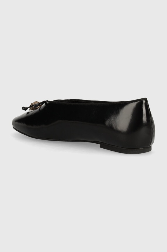 Obuwie Kurt Geiger London baleriny skórzane Sloane Eagle Ballerina 2657700309.BLACK czarny