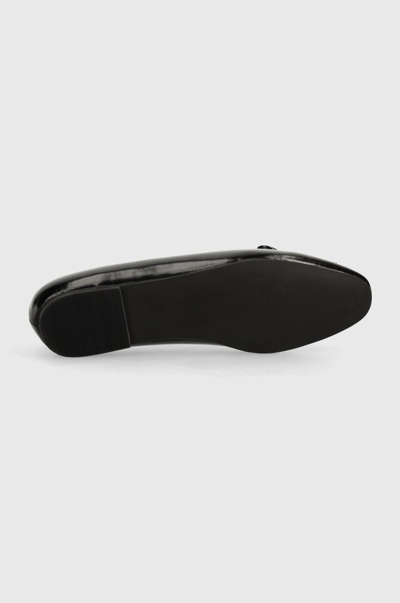Kurt Geiger London baleriny skórzane Sloane Eagle Ballerina 2657700309.BLACK czarny