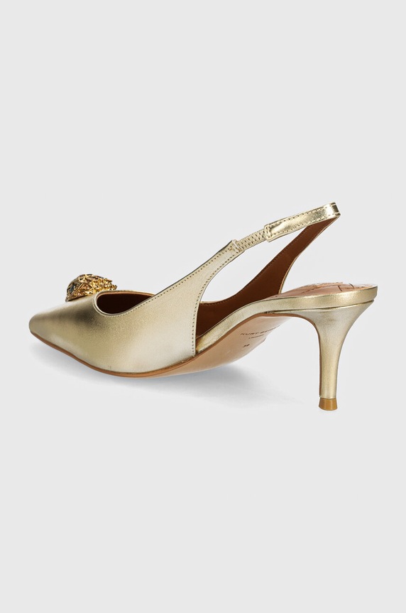 Obuwie Kurt Geiger London szpilki skórzane Belgravia Sling Back 9786961109.GOLD złoty