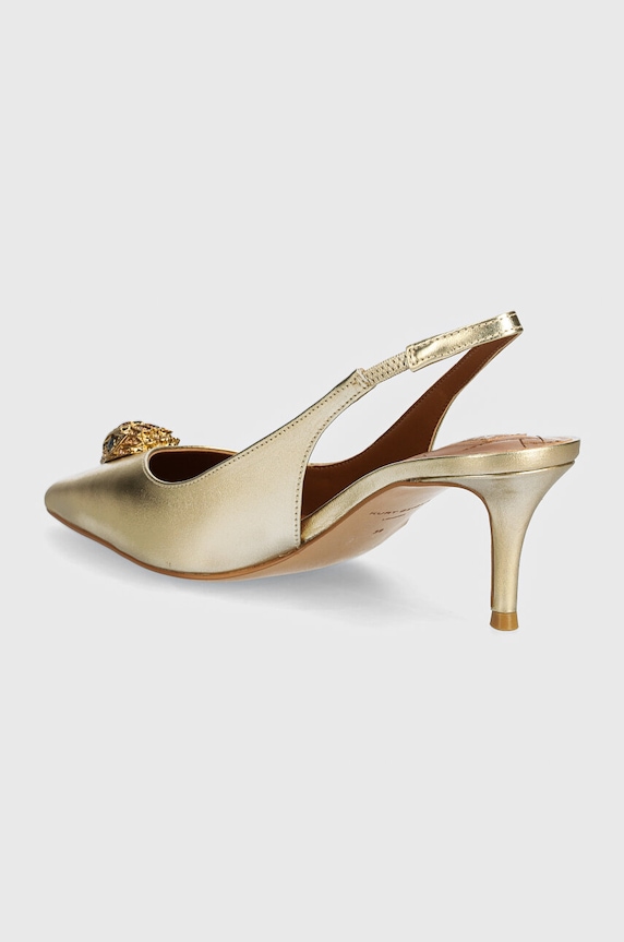 Obuwie Kurt Geiger London szpilki skórzane Belgravia Sling Back 9786961109.GOLD złoty