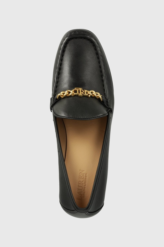 Δερμάτινες γόβες Lauren Ralph Lauren Winslet μαύρο 802942573001.001