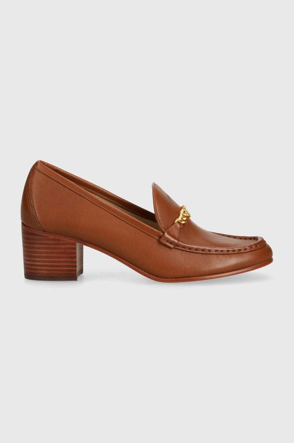 Lauren Ralph Lauren pantofi de piele Winslet 802942573002.270 maro AW24