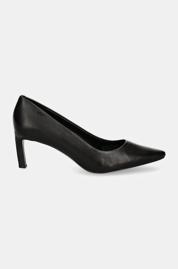Kožené lodičky Dkny Charlie K3496787.BLK černá AW24