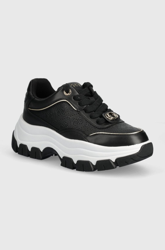 Guess sportcipő BERRETT textil fekete FLTBER.ELE12.BLACK