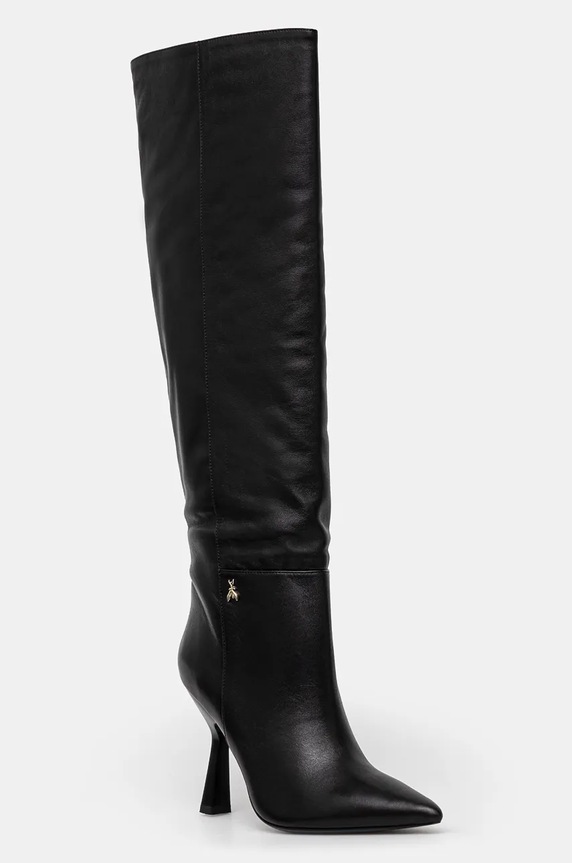 Patrizia Pepe stivali in pelle non isolato nero 8Y0090.L034.K103