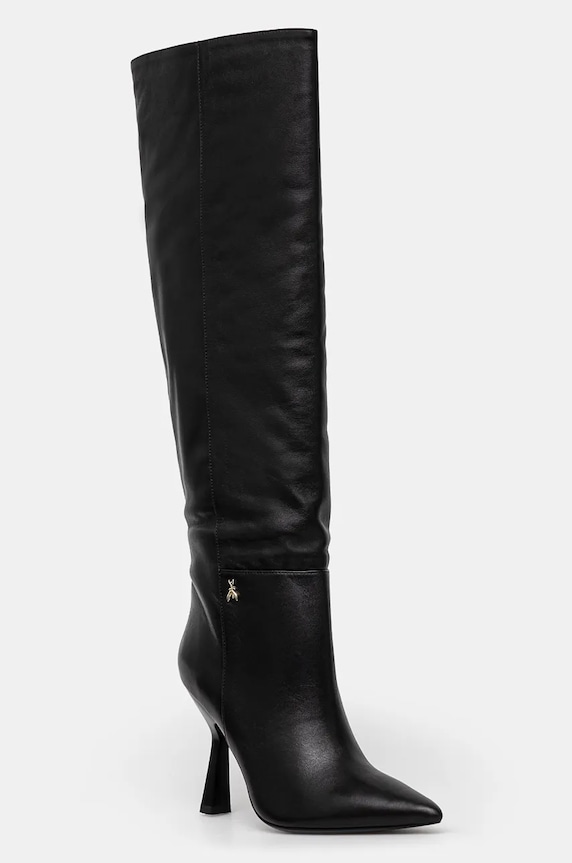Patrizia Pepe stivali in pelle non isolato nero 8Y0090.L034.K103
