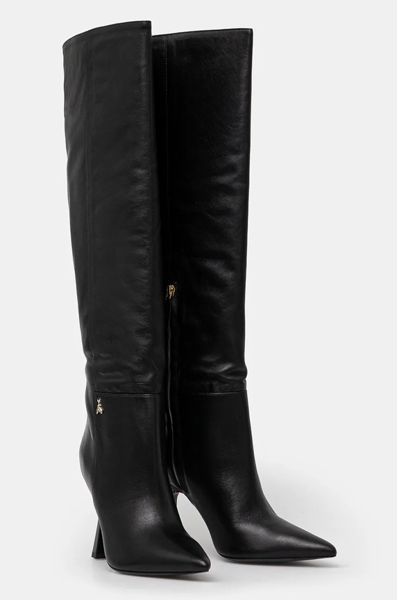 Scarpe Patrizia Pepe stivali in pelle 8Y0090.L034.K103 nero