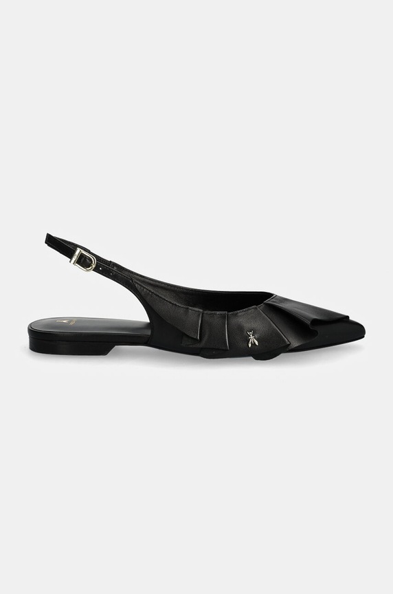 Kožené baleríny Patrizia Pepe 8Z0006.L026.K103 černá AW24