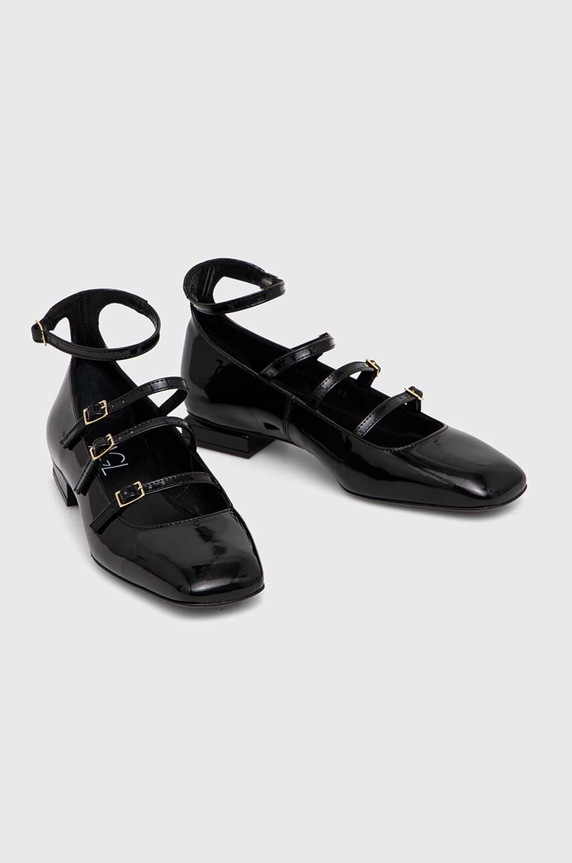 Взуття Шкіряні балетки AGL Angie L Straps D557003PCMOON0000 чорний