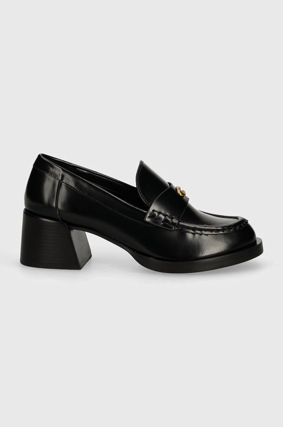 Δερμάτινες γόβες Coach Natalie CU228.BLK μαύρο AW24