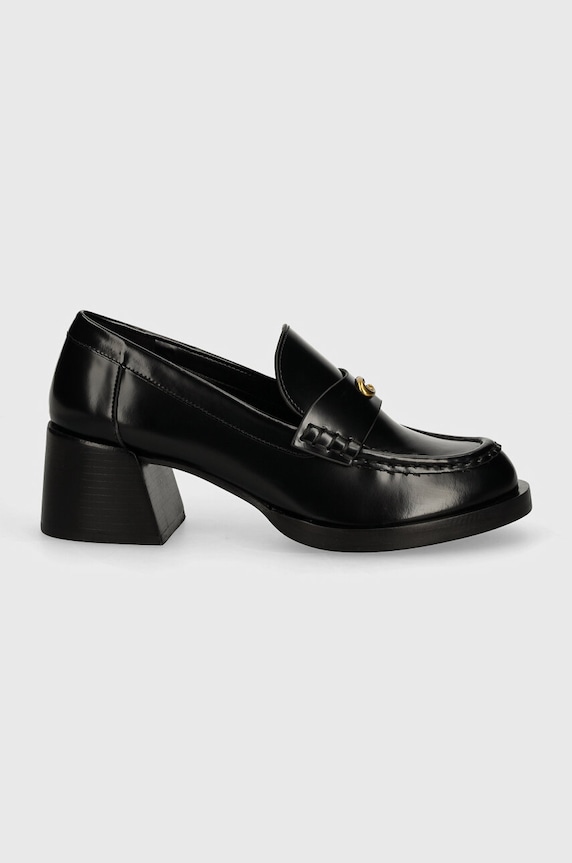 Δερμάτινες γόβες Coach Natalie CU228.BLK μαύρο AW24