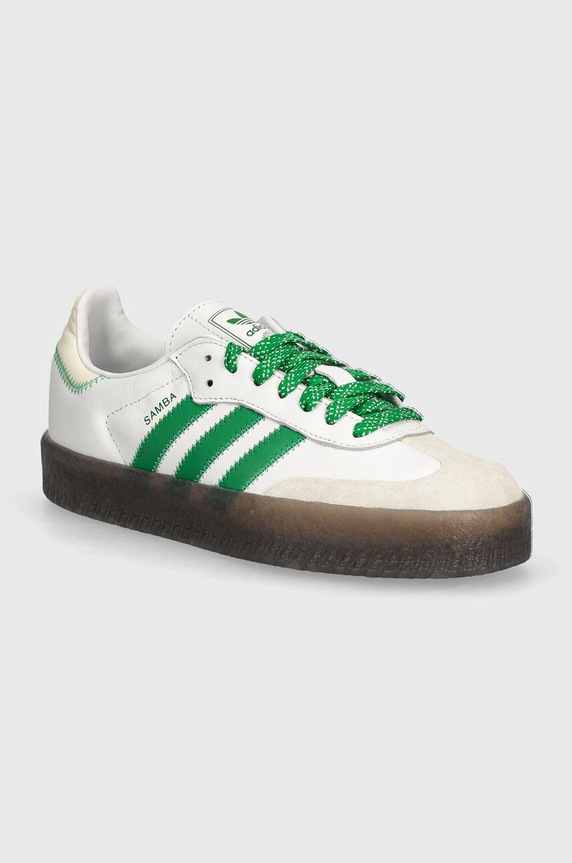 adidas Originals sneakers Sambae pelle fiore bianco IE9105