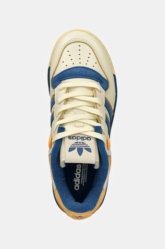 Kožené tenisky adidas Originals Rivalry 86 Low béžová IF4663