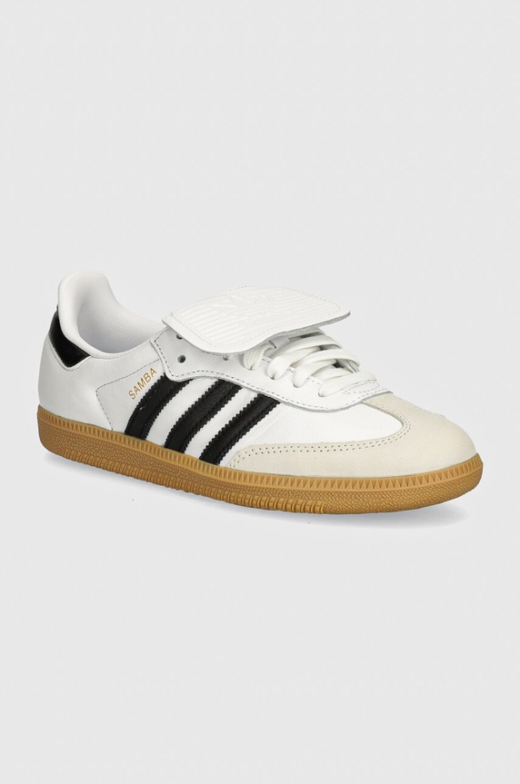 Δερμάτινα αθλητικά παπούτσια adidas Originals Samba LT φλατ λευκό IG4279