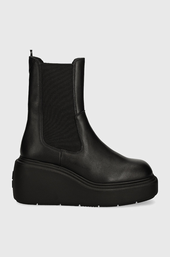 HUGO bokacsizma Meghan 50523192.001 fekete AW24