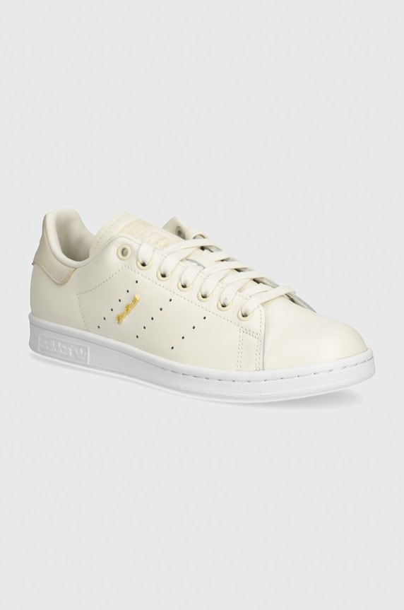 Kožne tenisice adidas Originals Stan Smith ravni bež IF6996