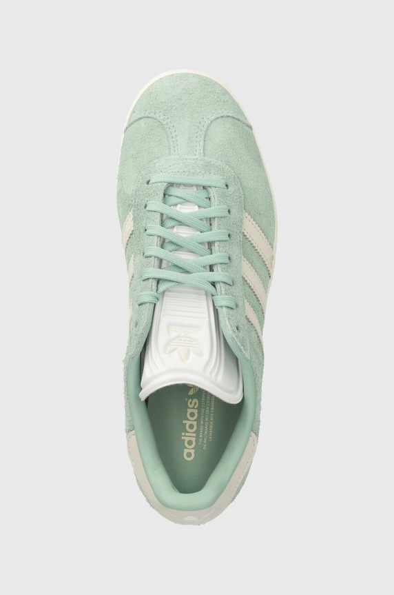 Kožne tenisice adidas Originals Gazelle tirkizna IG4393