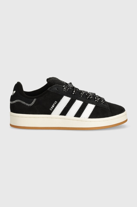Σουέτ sneakers adidas Originals Campus 00s IH2659 μαύρο AW24