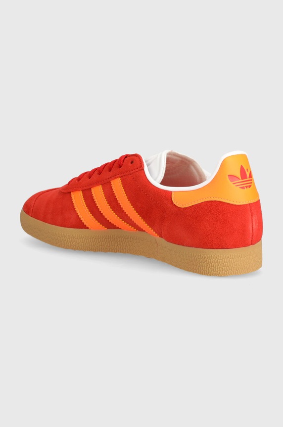 Obuća Tenisice od brušene kože adidas Originals Gazelle JI1374 crvena