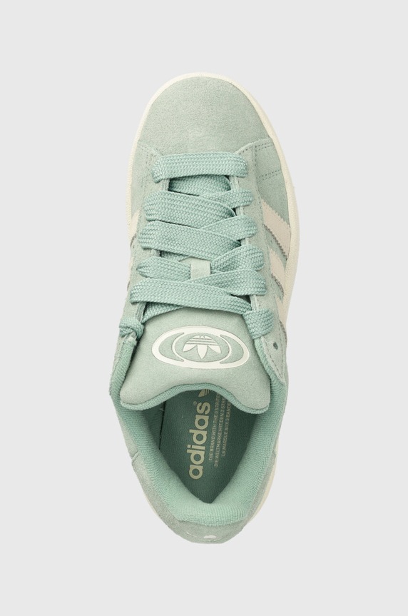 Tenisice od brušene kože adidas Originals Campus 00s tirkizna JI1984