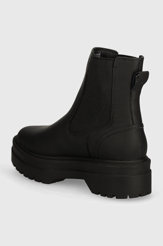 Cipők Tommy Hilfiger bokacsizma RUBBERISED CHELSEA TL FW0FW08162 fekete