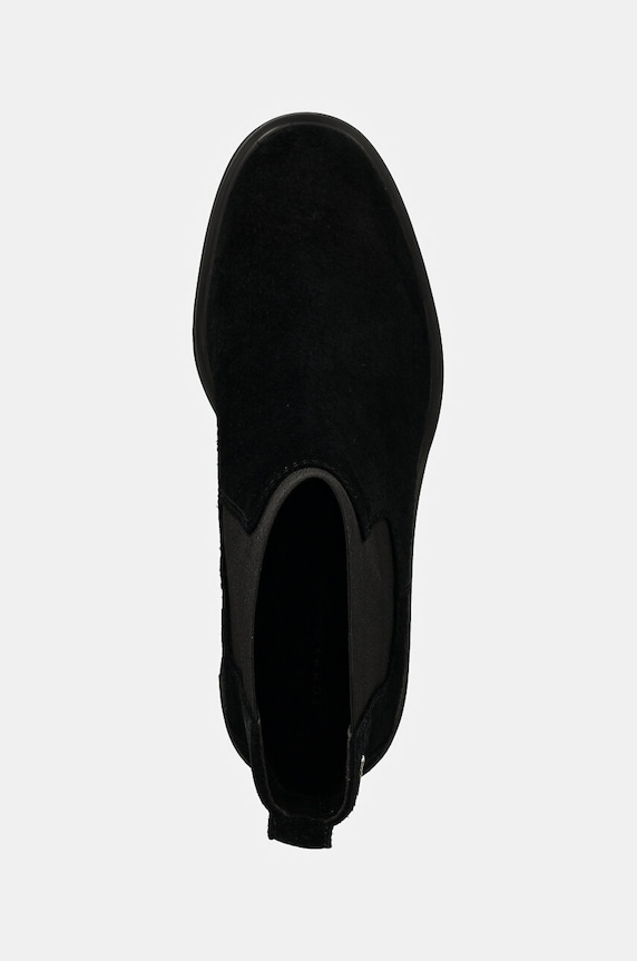 Semišové topánky chelsea Tommy Hilfiger FLAG MID HEEL SUEDE CHELSEA čierna FW0FW08429
